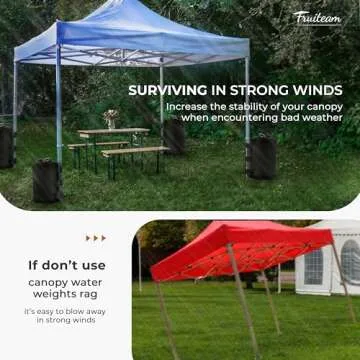 FRUITEAM Water Weight Bags for Canopy Stability