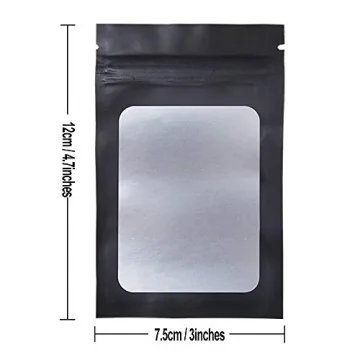 STUs Resealable Mylar Bags - 100 Pack for Fresh Storage