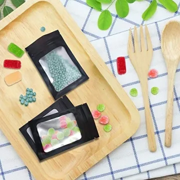 STUs Resealable Mylar Bags - 100 Pack for Fresh Storage