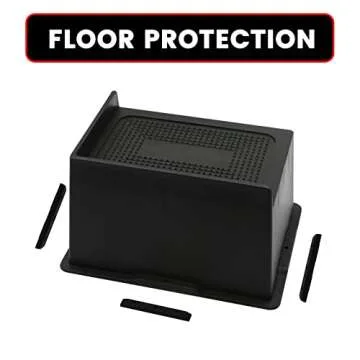 MYMULIKE Bed Risers 6 Inch Heavy Duty, Oversized Furnitures Risers 6 inch Support 6000 lbs, Bed Table Rising Blocks, Fits for Couch, Sofa, Chair, Furniture Lifts 4 Pack