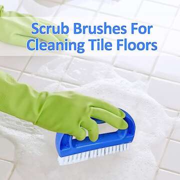 WENSTIER 4 PCS Cleaning Brush Set for Effective Home Cleaning