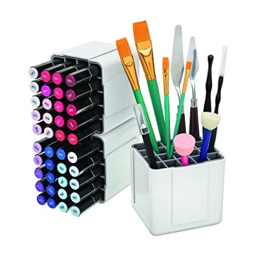 Deflecto Interlocking Marker Organizer for Creative Supplies