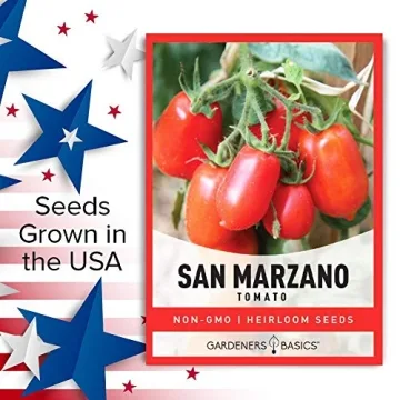 San Marzano Tomato Seeds Non-GMO for Home Gardens