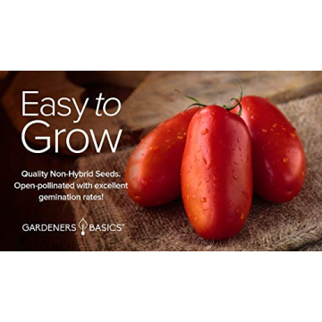 San Marzano Tomato Seeds Non-GMO for Home Gardens