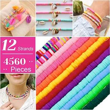 Creative Clay Beads for DIY Jewelry Projects - 4560pcs