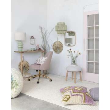 Bloomingville Stoneware Linen Shade Table Lamp - Contemporary Design and Elegance