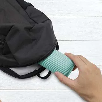 Trendy Toothbrush Holder for Travel - 2 Pack Pink Blue