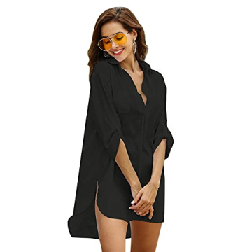 Ekouaer Swimsuit Beach Cover-Up Fashionable & Comfortable