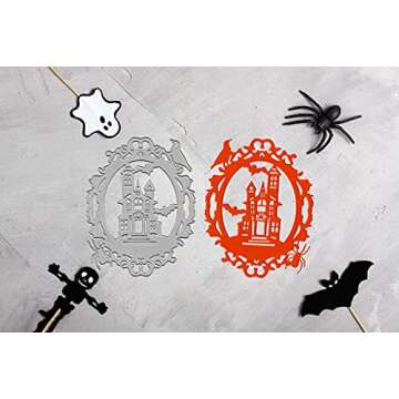 Halloween Castle Frame Metal Cutting Dies for Crafting