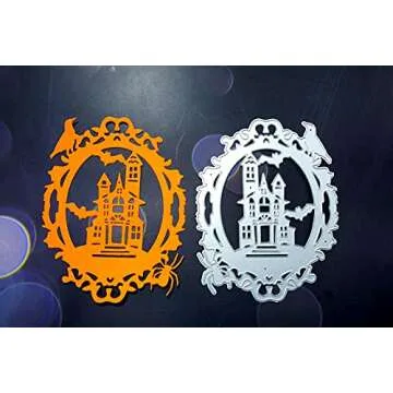 Halloween Castle Frame Metal Cutting Dies for Crafting