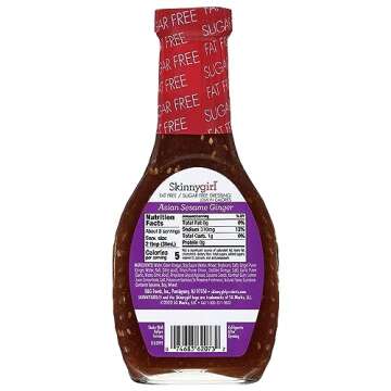 Skinnygirl Fat-Free Asian Sesame Ginger Dressing, 2 Packs