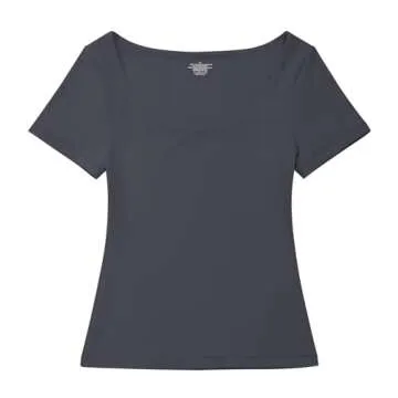 OMKAGI Slim Fit Crop Tops for Women - Trendy & Comfortable