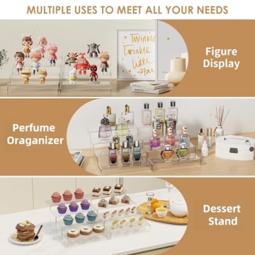 2 Set Large Acrylic Risers for Retail & Events