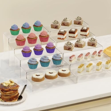 2 Set Large Acrylic Risers for Retail & Events