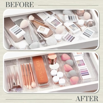 STORi SimpleSort Stackable Clear Drawer Organizers Set