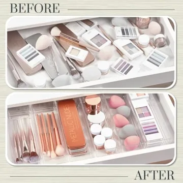 STORi SimpleSort Stackable Clear Drawer Organizers Set