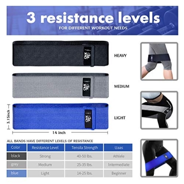CFX Resistance Bands Set Non-Slip Design for Hips & Glutes