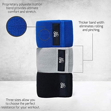 CFX Resistance Bands Set Non-Slip Design for Hips & Glutes
