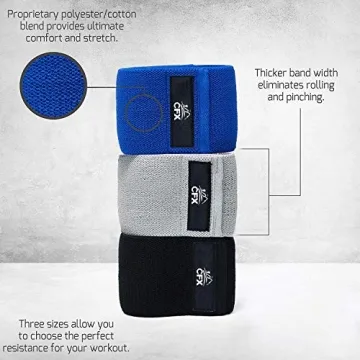 CFX Resistance Bands Set Non-Slip Design for Hips & Glutes