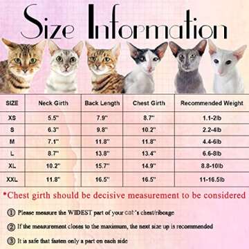 Bonaweite Hairless Cats Rainbow Rendering T-Shirt for Spring Summer Autumn, Breathable Cat Wear Clothes Vest Shirts for Sphynx, Cornish Rex, Devon Rex, Peterbald