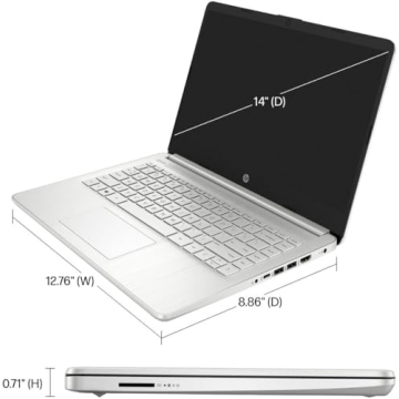 HP 14" HD Student Laptop with Intel Quad-Core and Office 365