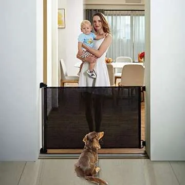 Stylish EasyBaby Retractable Baby Gate for Home Safety