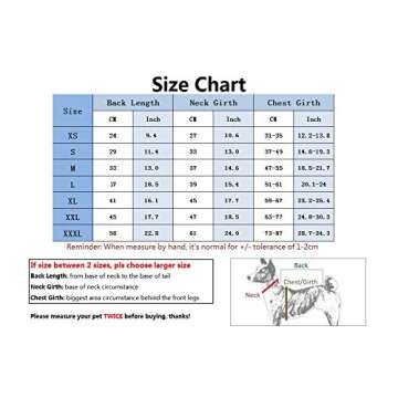 Rantow Reflective Dog Coat Winter Vest Loft Jacket for Small Medium Large Dogs Water-Resistant Windp...