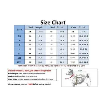 Rantow Reflective Dog Coat Winter Vest Loft Jacket for Small Medium Large Dogs Water-Resistant Windp...