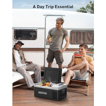 AstroAI 12V Car Refrigerator - Portable Cooler for Outdoor
