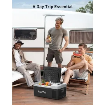 AstroAI 12V Car Refrigerator - Portable Cooler for Outdoor