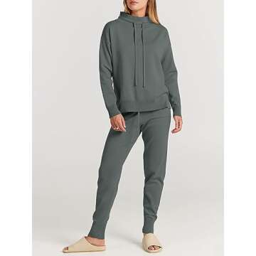 Cozy ANRABESS Two Piece Outfit for Women - Fall Sweatsuit