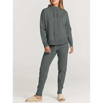 Cozy ANRABESS Two Piece Outfit for Women - Fall Sweatsuit