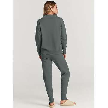 Cozy ANRABESS Two Piece Outfit for Women - Fall Sweatsuit