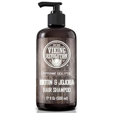 Viking Revolution Biotin Men's Shampoo for Thicker Hair