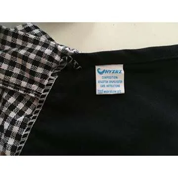 Hyzrz Cute Retro Lovely Vintage Ladies Kitchen Flirty Vintage Aprons for Women Girls with Pockets for Mothers Day Gift (Black)