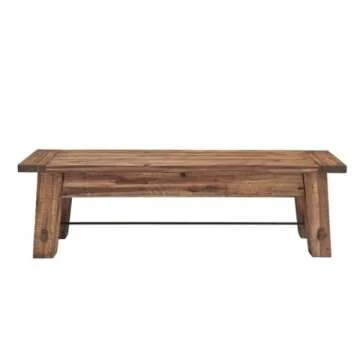 Alaterre Furniture Durango 60" L Wood Entryway/Dining Bench