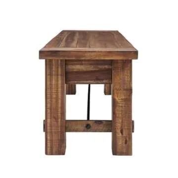 Alaterre Furniture Durango 60" L Wood Entryway/Dining Bench