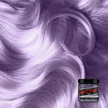 MANIC PANIC Amethyst Ashes Hair Dye – Classic High Voltage - Semi-Permanent Hair Color - Smokey Grey With Cool Purple Tones – Vegan, PPD & Ammonia Free - For Coloring Hair on Women & Men