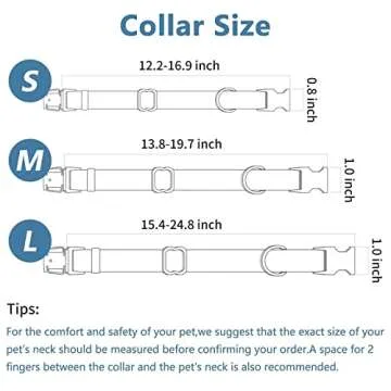 Dog Collar and Leash Set.Soft and Easy to Clean Vegan Leather with Rose Gold Metal Buckle for Small Medium Large Dogs (Pink, S(12.2"-16.9"))