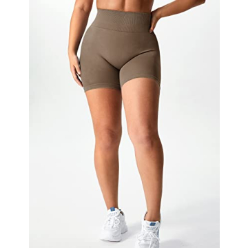 YEOREO Women Intensify Athletic Shorts Seamless & High Waisted