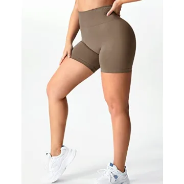 YEOREO Women Intensify Athletic Shorts Seamless & High Waisted