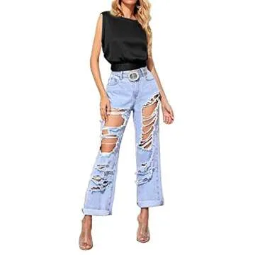 LYANER Women's Satin Sleeveless Self Tie Boat Neck Fashion Crop Top Blouse Black Small