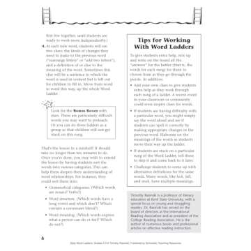 Daily Word Ladders: Grades 2-3: 100 Reproducible Word Study Lessons That Help Kids Boost Reading, Vocabulary, Spelling & Phonics Skills--Independently!
