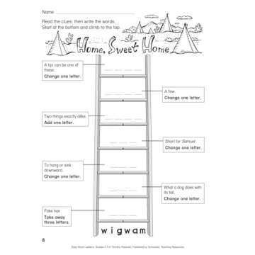 Daily Word Ladders: Grades 2-3: 100 Reproducible Word Study Lessons That Help Kids Boost Reading, Vocabulary, Spelling & Phonics Skills--Independently!