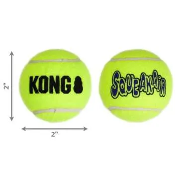 KONG Squeakair Balls for Safe Fetching Fun in Dogs