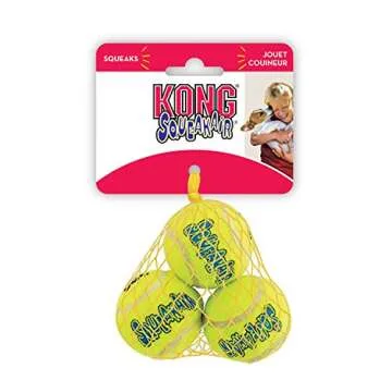 KONG Squeakair Balls for Safe Fetching Fun in Dogs