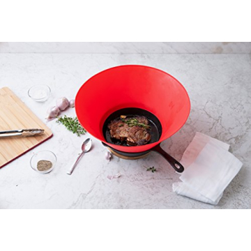 Frywall 12-Inch Splatter Guard for Cleaner Cooking