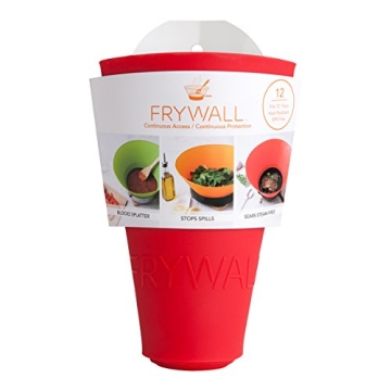 Frywall 12-Inch Splatter Guard for Cleaner Cooking