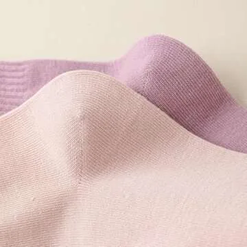 Xhonp Mini Crew Socks for Women Striped Quarter Socks Vintage Retro Running Socks 5 Pairs (US, Alpha, One Size, Regular, Regular, colour 3)