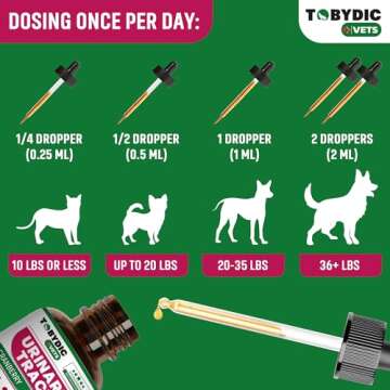 Cat & Dog Natural UTI Medicine & Urinary Tract Infection Treatment with Cranberry - Kidney + Bladder Support Supplement - Best Prevention for Urine Incontinence & Bladder Stones - Pet Renal Health